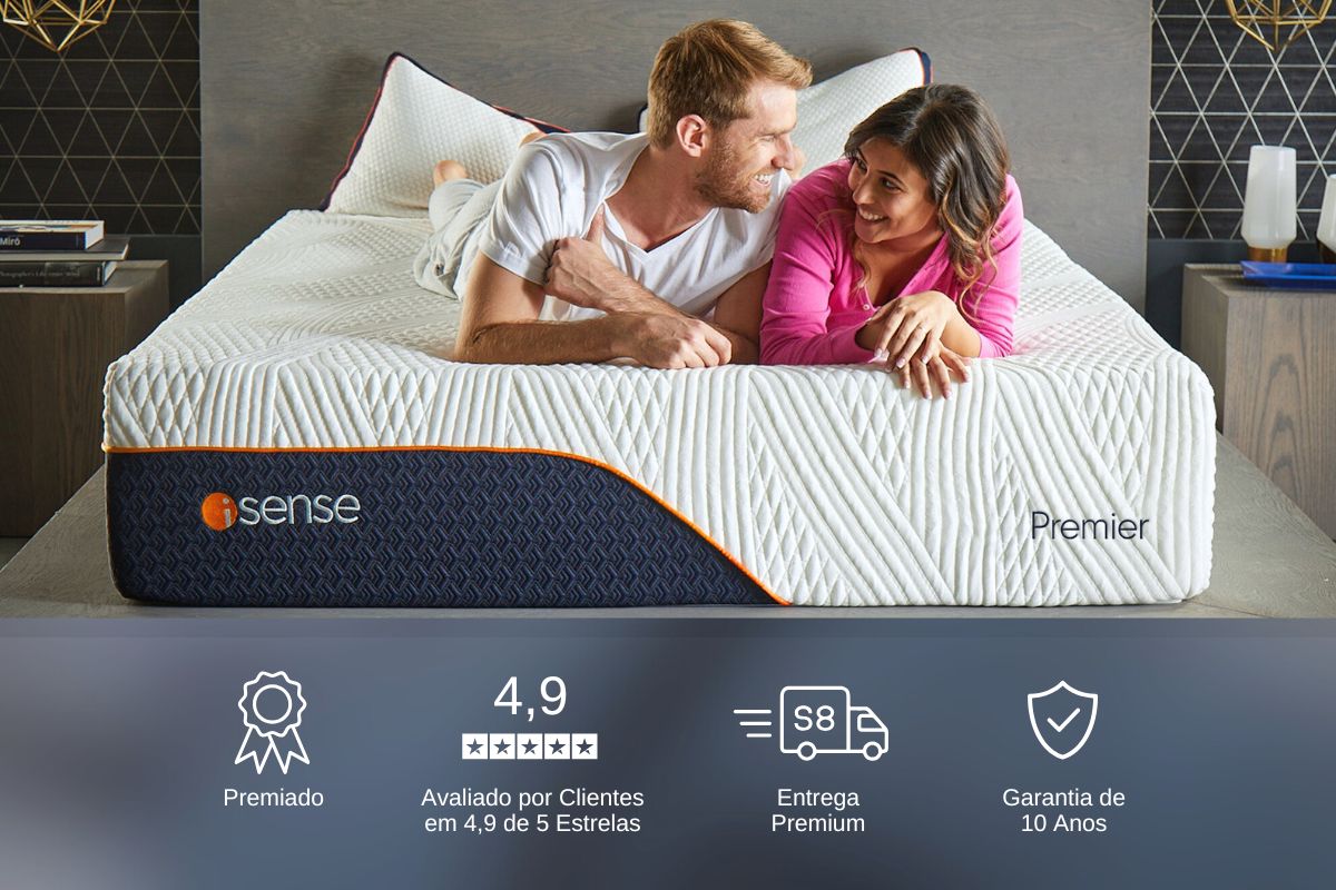 Colchão Inteligente Hybrid Premier da iSense