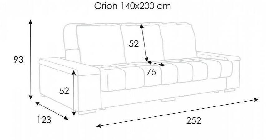 Sofá-Cama Orion Nova