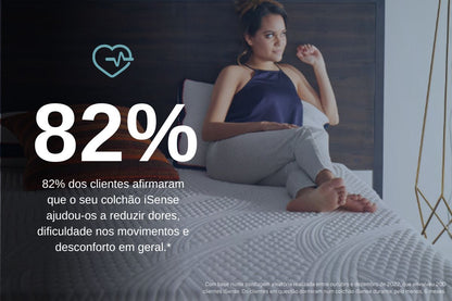 Colchão Inteligente Hybrid Premier da iSense